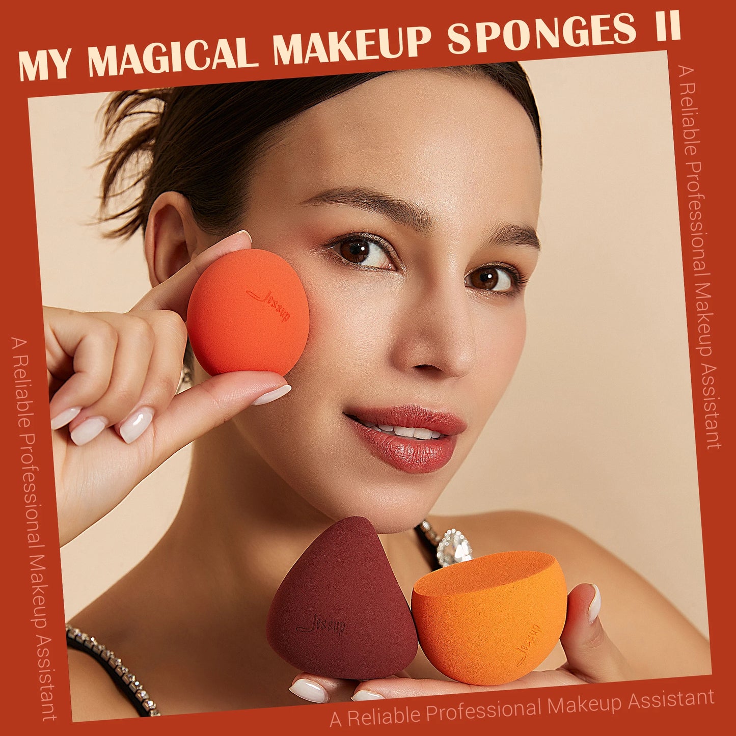 Jessup 3pcs Makeup Sponges