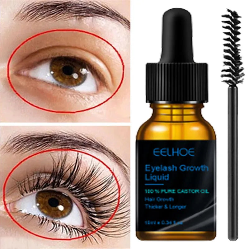 Fast-acting Eyelash Growth Serum for Longer, Thicker Lashes and Brows