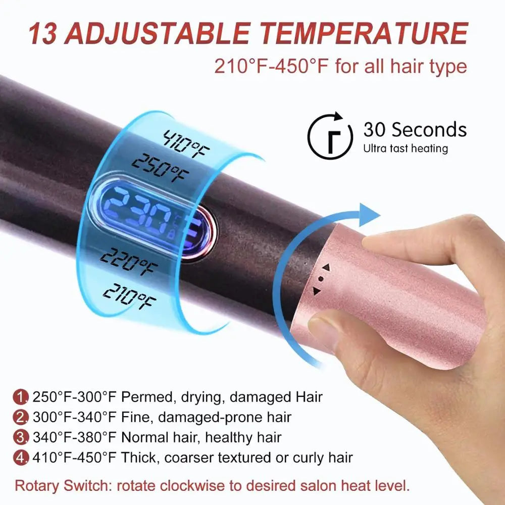 2 in 1 Hair Straightener And Curler Twist Straightening Curling Iron